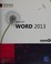 Cover of: Word 2013