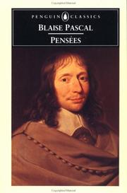 Cover of: Pensées by Blaise Pascal