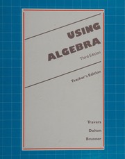 Cover of: Using algebra by Kenneth J. Travers