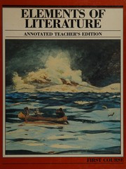 Cover of: Elements of Literature: First Course