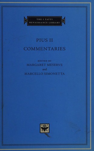 Commentaries by Pius II Pope