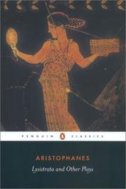 Cover of: Lysistrata and other plays by Aristophanes