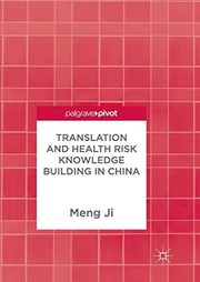 Cover of: Translation and Health Risk Knowledge Building in China