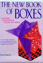 Cover of: The new book of boxes by Kunio Ekiguchi