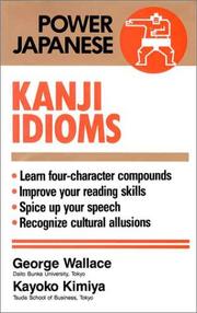 Cover of: Kanji Idioms (Power Japanese)