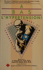 Cover of: À bas l'hypertension!: recherches, traitement et maîtrise