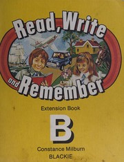 Cover of: Read, Write and Remember: Extension Book B