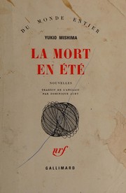 Cover of: La mort en été by Yukio Mishima
