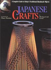 Cover of: Japanese Crafts by Craft Forum Japan