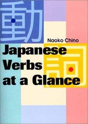 Cover of: Japanese Verbs at a Glance
