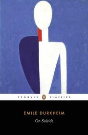 Cover of: On Suicide (Penguin Classics) by Émile Durkheim, Richard Sennett, Alexander Riley