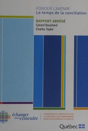 Cover of: Fonder l'avenir by Gérard Bouchard