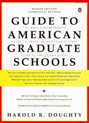 Cover of: Guide to American Graduate Schools by Harold R. Doughty