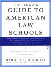 Cover of: The Penguin guide to American law schools