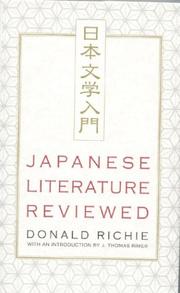 Cover of: Japanese Literature Reviewed