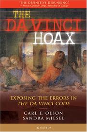 Cover of: The Da Vinci Hoax: Exposing the Errors in the Da Vinci Code
