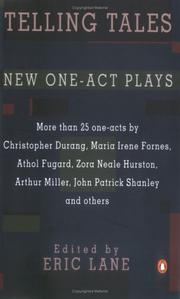 Cover of: Telling Tales and Other New One-Act Plays by Eric Lane