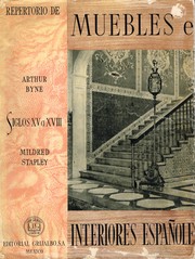 Cover of: Repertorio de muebles e interiores españoles: Siglos XV a XVIII