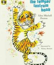 Cover of: The temper tantrum book