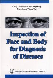 Cover of: Inspection of Face and Body for Diagnosis of Diseases by Liu Bangming