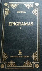 Cover of: Epigramas I by Marcial, Sánchez Pacheco, Sánchez Pacheco