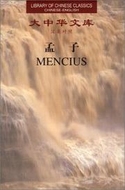 Cover of: Mencius (Library of Chinese Classics: Chinese-English edition) by Mencius, Zhou Dingzhi, Yang Bojun