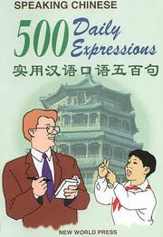 Cover of: Speaking Chinese Daily Expressions