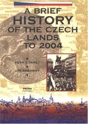 Cover of: Brief History Of The Czech Lands To 2004 by Petr Cornej, Jiri Pokorny