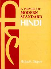 Cover of: The Primer of Modern Standard Hindi by Michael C. Shapiro