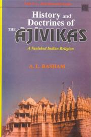 Cover of: History and Doctrines of the Ajivikas by A.L. Basham
