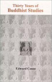 Cover of: Thirty Years of Buddhist Studies by Edward Conze