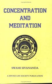 Cover of: Concentration and Meditation