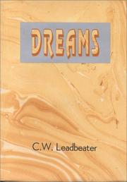 Cover of: Dreams by Charles Webster Leadbeater