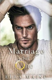 Cover of: Marriage For One