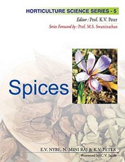 Cover of: Spices : Vol.05 by E.V. Nybe
