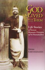 Cover of: God Lived With Them by Swami Chetanananda