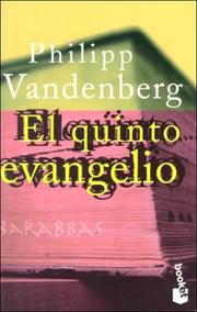 Cover of: El Quinto Evangelio by Philipp Vandenberg
