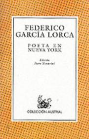 Cover of: Poeta En Nueva York (Nueva Austral Series : Vol 146)