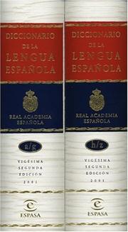 Cover of: Diccionario de la lengua española by Real Academia Española.