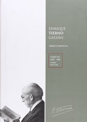Cover of: Enrique Tierno Galván. Obras completas. Tomo VII by Antonio Rovira