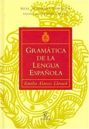 Cover of: Gramatica de la Lengua Española