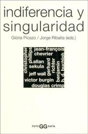 Cover of: Indiferencia y Singularidad