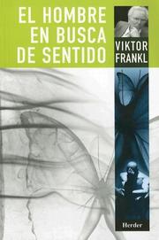 Cover of: El Hombre En Busca del Sentido by Viktor E. Frankl