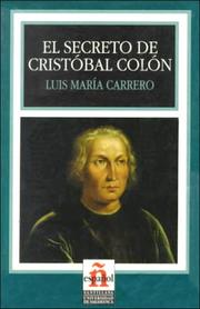 Cover of: El Secreto De Cristobal Colon/the Secret of Cristobal Columbus