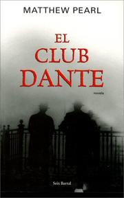 Cover of El Club Dante/The Dante Club