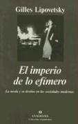 Cover of: El imperio de lo efimero