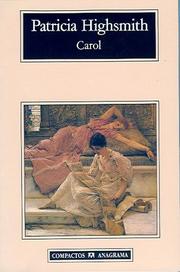 Cover of: Carol by Patricia Highsmith