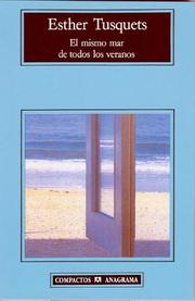 Cover of: El mismo mar de todos los veranos