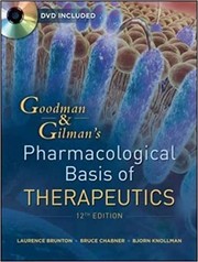 Cover of: Goodman & Gilman's pharmacological basis of therapeutics.