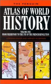 Cover of: The Penguin Atlas of World History by Hermann Kinder, Hermann Kinder